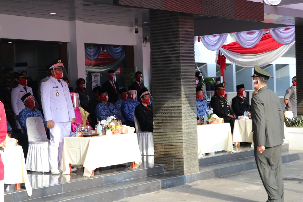 Upacara Peringatan HUT RI ke-75 di Muara Enim berlangsung Khidmat
