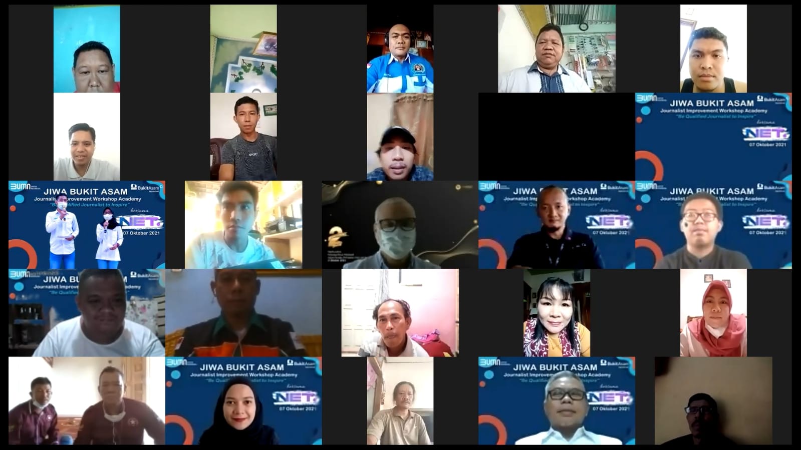 Bersinergi dengan Jurnalis, Bukit Asam Gelar Virtual Workshop