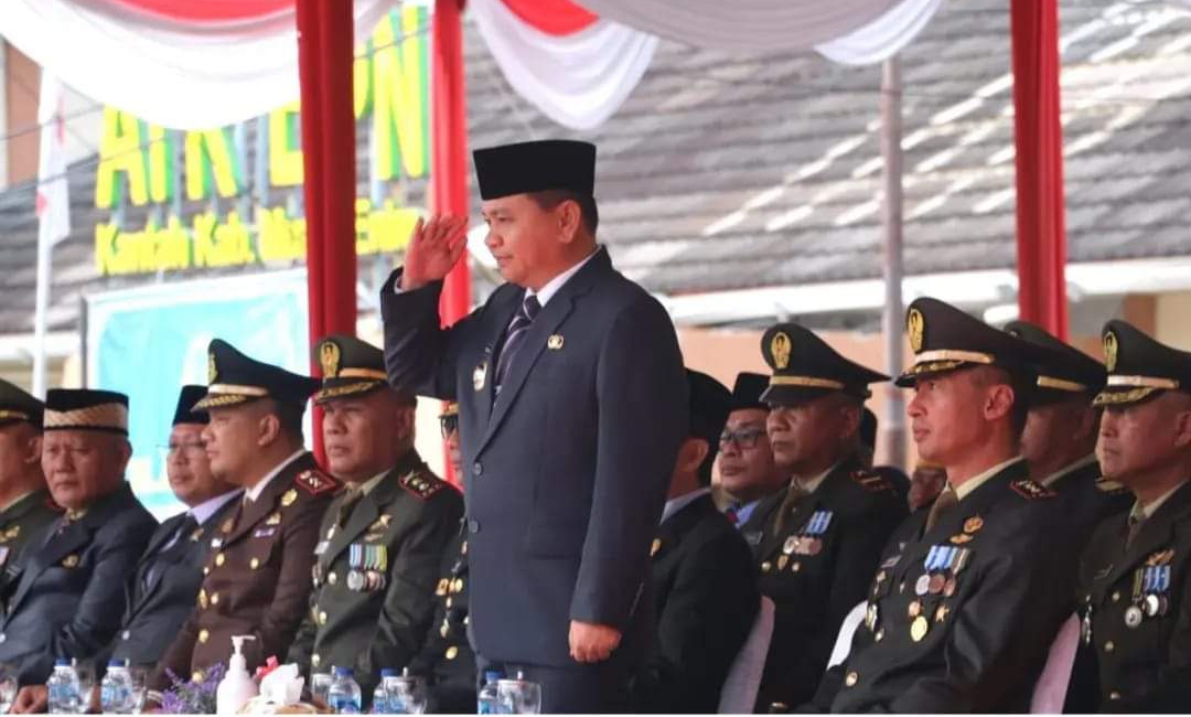 Pj Bupati Muara Enim Peringati Hari Jadi TNI ke-77