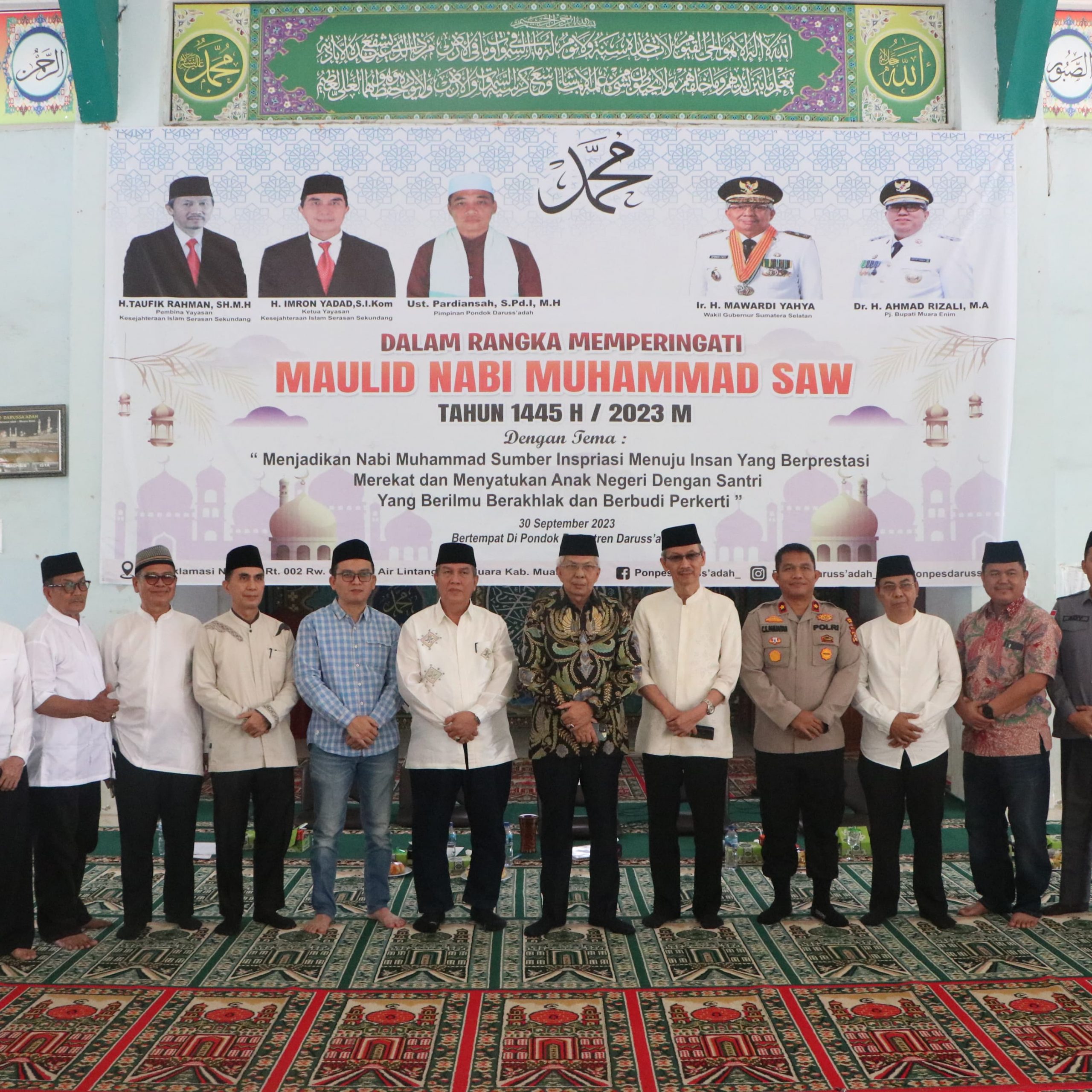 Mawardi Yahya Lakukan Kunker Ke Ponpes Darussa’adah Muara Enim 