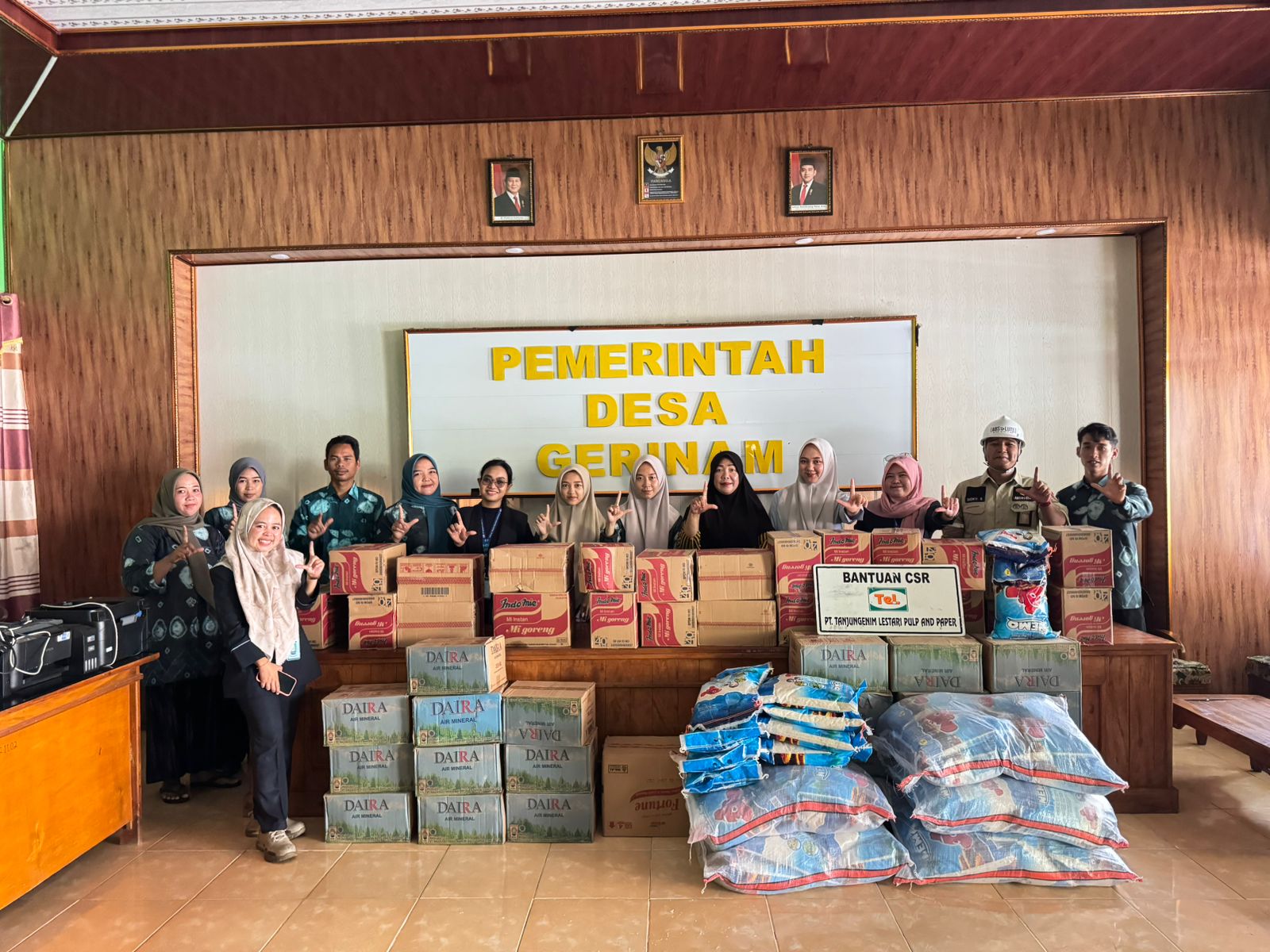 Tanggap Darurat Banjir, PT TeL Salurkan Bantuan bagi Warga Desa Sekitar