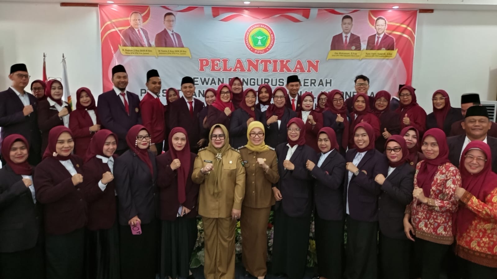 Pelantikan Pengurus DPD PPNI Muara Enim Periode 2025-2030 Berlangsung Meriah